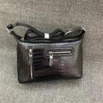 Exotic Alligator Skin Men's Soft Shoulder Bag Authentic Real Crocodile Leather