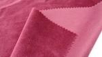 Knitted Short Plush 100% Polyester Purple Velvet Bonded Fabric 280G Windproof