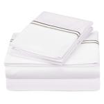 Luxury 100% Hotel Cotton Sheet Sets Set in All Season Colors 233/300/400 Thread