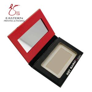 Wholesale Rigid Pantone Printing 350gsm Cardboard Eyeshadow Palette Packaging With Mirror from china suppliers