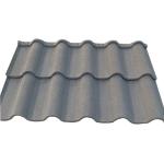 150 Milano Roof Tile in Modern Design Black Color Stone Coated for Roofing