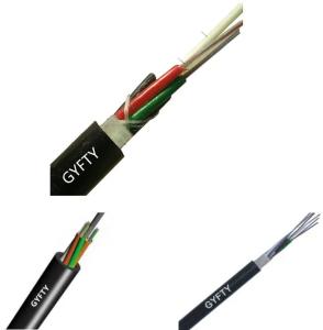 Wholesale 24 cores GYFTY non metal with FRP fiber optic cables from china suppliers