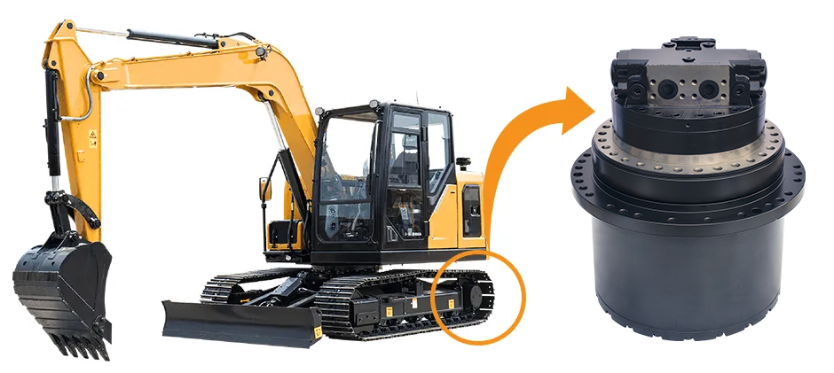 ZW E320D Final Drive Travel Motor Assembly Durable Part with 3 Months Warranty for Construction Machines
