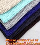 Book hand for handmade hook needle stripe, table cover, handmade crochet,