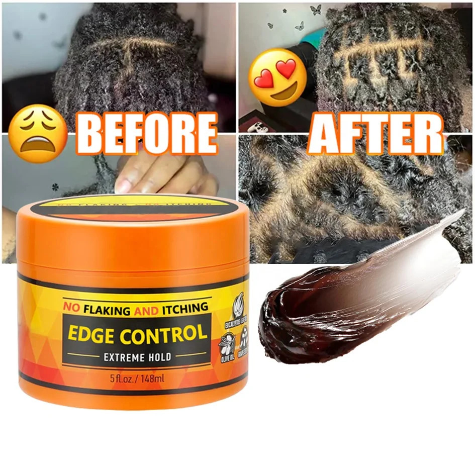 High Quality Hair Wax Unbranded High Shine Pomade Super Strong Hold Twist Gel Edge Control