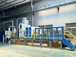 Wholesale Industrail Non woven Carding Machine single cylinder double doffer for technical fiber from china suppliers
