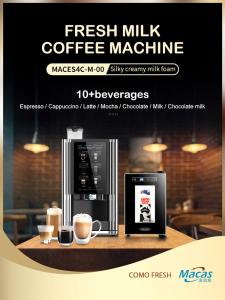 Wholesale Commercial Touch Screen Tea Coffee Vending Machine With Fresh Milk from china suppliers