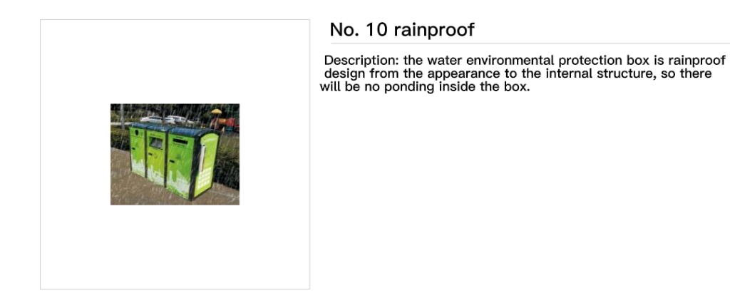 Solar energy intelligent environmental protection box solar-powered smart three-category trash bin