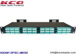 MPO MTP Fiber Optic Patch Panel , 144 Fiber 12 Core Optical Fiber Patch Cord