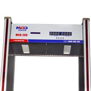 Wholesale CE Walk Through Gate Infrared Body Temp Checking Scanner For Hospital Public Area from china suppliers