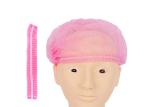 100 Pcs/Bag Pink Disposable Hair Bonnets Breathable Dust Cap For Eyebrows Tattoo