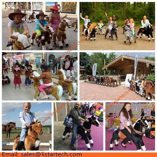 Funny Toy! Walking Ride on Horse, Riding Horse Walking Toys, Baby Plush Rocking