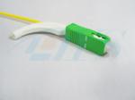 Outdoor NSN Jumper with bent boot G657A1Optical Fiber Patch Cord Duplex fiber LC