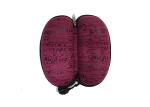 Girl Pink Eva Zipper Case / Protective Glasses Case Waterproof PU Fabric