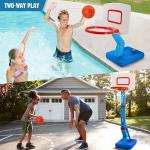 Portable Kids Basketball Hoop for Indoor and Outdoor Play Plastic Age Range 2-4