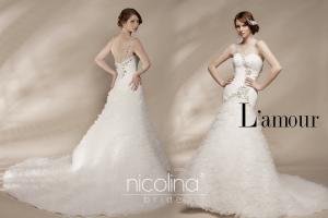 China NEW!!! One shoulder Debutante Low back Tulle skirt wedding dress Bridal gown #NB11813 on sale