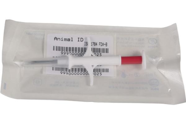 2.12 * 12mm Pet ID Microchip For Dogs Tracking , ISO11784/5 Standard Injectable