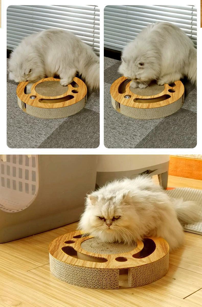 Wooden Cat Toy Ball 5.5*33cm Cute Luxury Style for Interactive Play and Entertainment