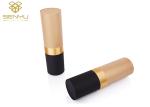 Kraft Paper Lip Balm Tubes Cylindrical Round Packaging CMYK Printing
