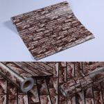 ECO Friendly Matt 3D Brick Stone Wallpaper Vinyl PVC 3D Brick Effect Wallpaper