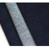 Buy cheap hot !!!Indigo French Terry jean fabric,indigo cotton/polyester/spandex knitted from wholesalers