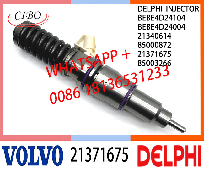 Common Fuel Diesel Injector 21371675 BEBE4D24104 BEBE4D24004 21340614 85000872 E3.18 for VOL MD13 EURO 4 LOW POWER