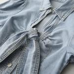 Oem Factory Manufacturer Custom Logo Elastic Slim Fit Denim Dress Street Custom