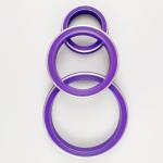 Purple High Quality NBR HNBR FKM PTFE Hammer Union Seal With Stainless Back Up