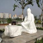 Guanyin Craft Chinese Stone Statue 2m Handmade Carving Marble Figues