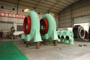 Wholesale Water Turbine Generator 300KW-20MW Power Output Brushless Excitation Vertical Installation 300-3000rpm Speed from china suppliers