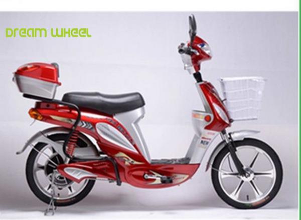 18" x 2.5 Tire Pedal Assist Electric Bike , Bicycle With Motor Assisted Pedal