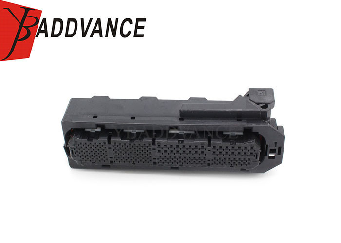 TE 140 Pin PBT Black Waterproof Automotive Connectors Electrical Housing