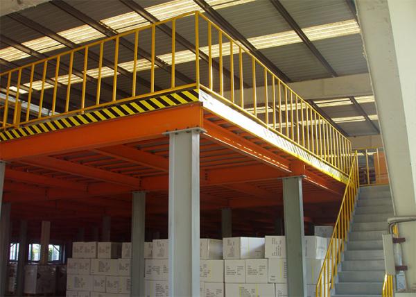 Quality Long Span Warehouse Mezzanine Systems , Temporary Storage Hi Level Mezzanine Floors for sale