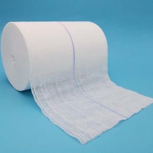 Wholesale CE ISO Approved Hospital Absorbent Gauze Rolls Jumbo Big Roll 120cm x 1000m Manufacturer Gauze Roll from china suppliers