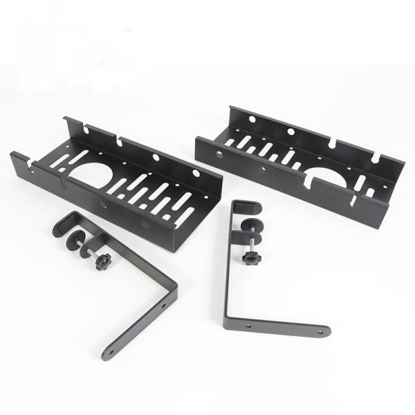 No Drill Steel Desk Cable Tray Retractable Wire Management Rack Metal Wire Cable