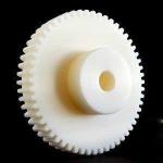 ISO9001 Approval PEEK Gears Automotive Plastic Parts Customized Size