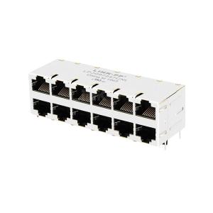 Wholesale Pulse JC0-0132NL Compatible LINK-PP LPJG67547CNL 10/100/1000 Base-T 10p8c Without LED 2x6 Port RJ45 Network Connector from china suppliers