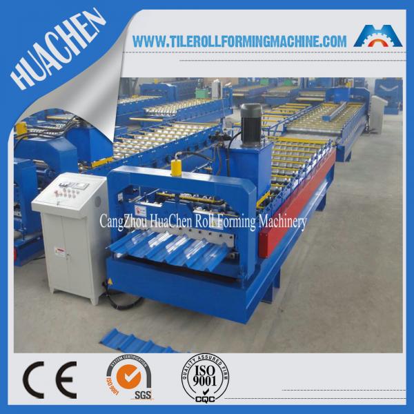 Quality Hydraulic Roofing Sheet Roll Forming Machine , Sheet Metal Roll Former Machinery for sale