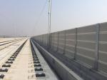 Hot Rolled Carbon Steel Highway Sound Barrier With Galvanized H Beam Post