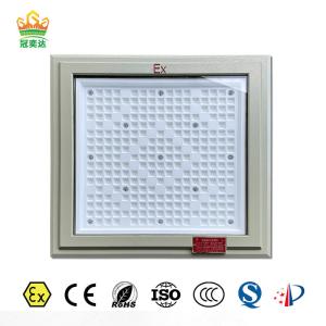 Wholesale ATEX 18*18 Inch Square Shape Explosion Proof Light 100w 130lm/w Gas Station Light With Five Years Warranty from china suppliers