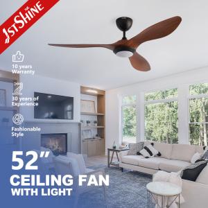 Wholesale Lower Noise Ceiling Fan With DC Motor 6-Speed Remote Control Plastic Blade from china suppliers