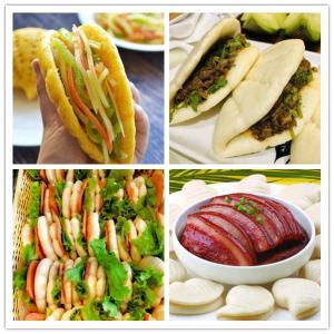 Wholesale bao bun machine, bao buns with stir fried meat, lotus leaf cake machine from china suppliers