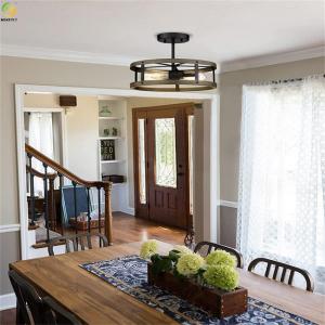 Wholesale Iron Pendant Light Home Art Baking Paint Black LED Nordic Pendant Light from china suppliers