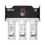 3 Stages Reverse Osmosis Water Filtration Gray Color Home 800 GPD