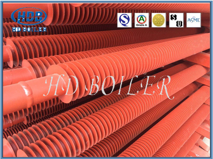 Seamless Boiler Air Cooler Extruded H Fin Tube For Boiler Economizer Use