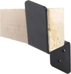 Standard 2x4 Door Barricade Brackets for Heavy Duty Steel Drop Open Bar Security