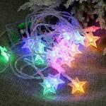 10m LED Star String Lights Christmas Garland Battery USB Powered Led Wedding