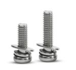 304 stainless steel round head + gasket triple combination screw three combined