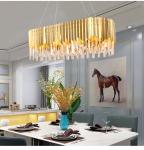 Black Modern Chandelier Lighting For Living Room Luxury Round Crystal Lamp(WH-CY