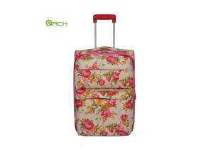 Wholesale Skate Wheels Printing Tapestry Trolley Luggage With Two Pockets from china suppliers
